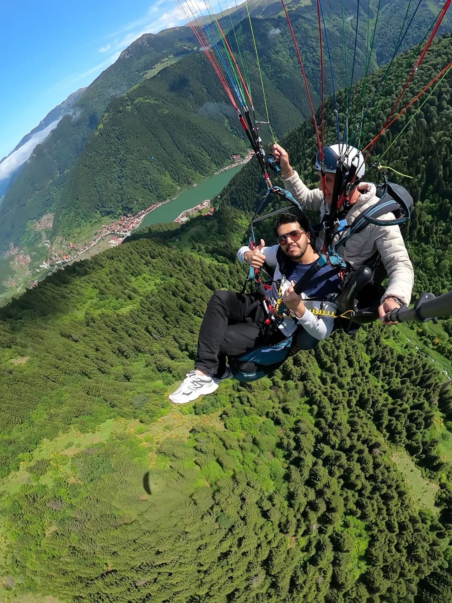 Uzungöl yamaç paraşütü tandem uçuş 2